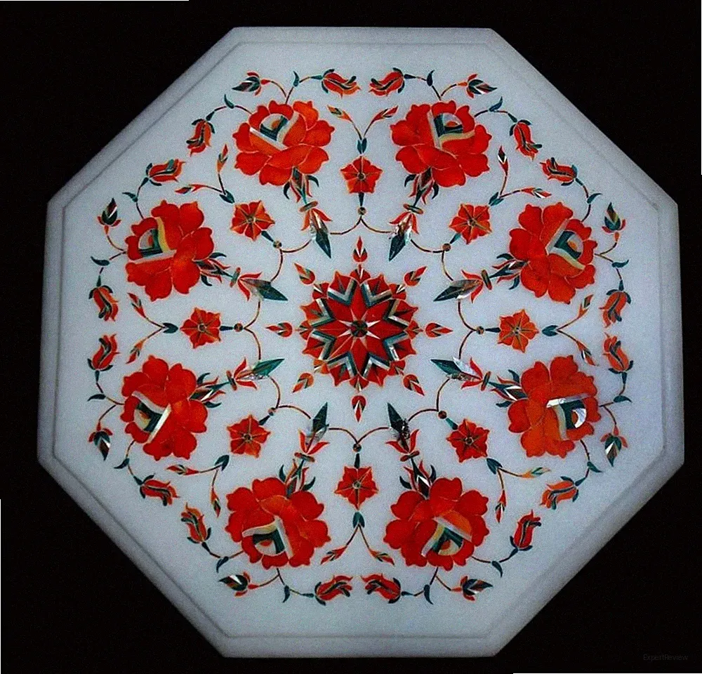 18'' Marble Coffee side Table Top Inlay Handmade Work For Home Decor rr