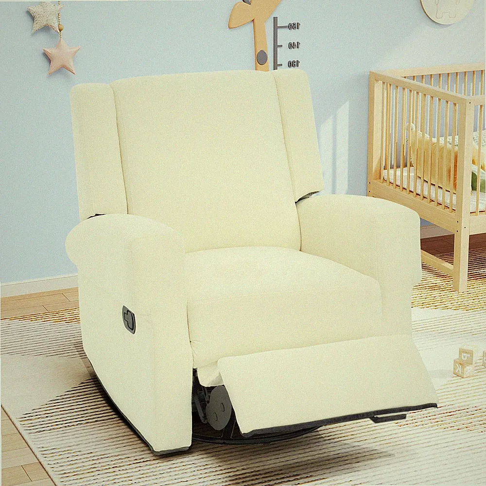 Manual Recliner Nursery Recliner Chair Swivel Rocker Recliner Sofa for Living R