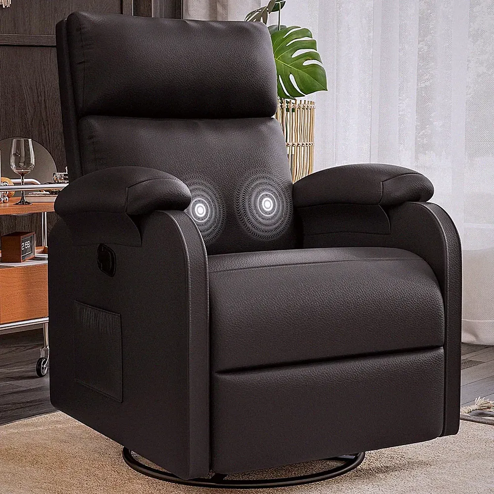 NEW Homall Recliner Chair, 360 Swivel Rocking Chair for Adults, Massage Nurser