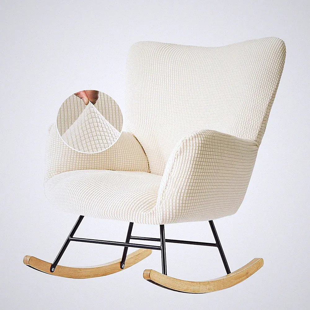 Nursery Rocking Chair Cover, Glider Chairs Slipcover,Non-Slip Furniture Prote...